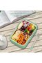 Bento Lunch Box for Kids and Grown-up,1400ml 3-Compartment Meal Container with Spoon and Fork,Sage Green - 8