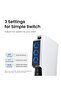 Cooling Fan for PS5 2020,Quiet Cooler with Auto Speed and USB 3.0 Port,White/Black - 4