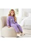 Girl's Plush Set Winter Fleece Model Winter Bottom and Top Set - 2