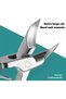 Eagle Beak Beveled Nail Clippers Set for Thick and Ingrown Nails,3 Pieces,Green - 3