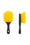 Wheel Cleaning Brush Thick Yellow Wire - 2