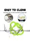 2 Pcs Silicone Baby Bottles Handle,Wide Neck Universal Fit Holders for Self Feeding,Green - 4