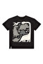 Boy's Set Dino Cotton T-Shirt and Striped Linen-Look Summer Shorts - 6
