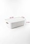 Linea Smart Box Pink Set of 3, 1 Piece of 4.5 Lt, 2 Pieces of 2.4 Lt with Lids, Multi-Purpose Storage Box - 3