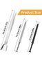 3-Piece Stainless Steel Precision Grabber and Tweezer Set,4-Claw Jewelry Pick-Up Tool with Spatula Head - 3