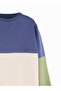 Boys' Winter Color-Blocked Cotton Multi-Color Long Sleeve 2-Piece Tracksuit Set 5-10 Years Old - 6