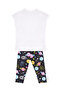 Unicorn in Space Girls' Summer T-Shirt Leggings Set - 4