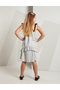 Gray Dreaming Girl's Sling Summer Dress - 2