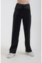Black Sequined Wide Leg Trousers - 3