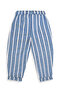 Blue Striped Woven Unisex Girls' and Boys' Woven Trousers Spring-Summer 2-8 Years - 5