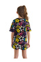 Street Style Girls' Summer T-Shirt Shorts Set - 3