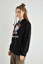 Licensed Printed Hooded Oversize Fit Sweatshirt - 4