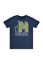 Boys' Team Science Printed Cotton T-Shirt Gabardine Woven Shorts Summer Set - 6