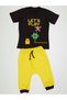 Lets Boy's T-shirt Capri Shorts Set - 3