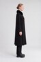 Fur Collared Cashmere Cardigan Black - 2