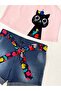 Flower Garden Girl's T-shirt Denim Shorts Set - 6