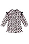 Silver Heart Girl's Long Sleeve Dress - 4