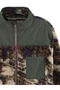 Boy's Winter Camouflage Plush Khaki Long Sleeve Coat 6-11 Years Old - 5