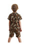 Skateboarding Dino Boys Summer T-Shirt Shorts Set - 2