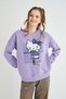Licensed Printed Thick Oversize Sweatshirt