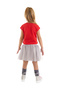 Kanka Cats Girl's Summer T-Shirt Fluffy Tulle Tutu Skirt Set - 2