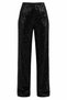 Black Sequined Wide Leg Trousers