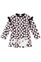 Silver Heart Girl's Long Sleeve Dress - 3