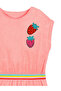 Girl's Dress Towel Fabric Strawberry Patterned Summer Dress 4-10 Years Old - 6