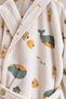 Garson Size Children's Bathrobe 2-14 Years Old Piping Bathrobe - 6