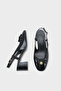 Arielle Round Toe Women's Ankle Strap Mid-Heel Bow Shoes - 4