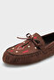 Viki Kızıl Leather Pack Embroidered Soft Women's Loafers Shoes - 2