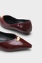 Michelle Genuine Leather Pointed Toe Short Heel Stylish Women's Shoes - 4