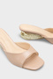 Pauly Metal Heeled Stylish Women's Shoes Slipper - 3