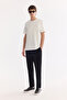 Men's Black Ribbed Detailed Knitted Diagonal Relaxed Fit Trousers A61Y3063 - 6