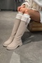 Melita Throat Fur Pull-On Women's Boots