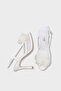 Reina Mesh Round Toe Bow High Heeled Strappy Women's Shoes - 4