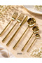 Dmr Life Dream Model Titanium Gold 36 Piece 6 Person Cutlery Set with Box (18/10) - 3