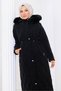 Women's Waist-Tie Nova Fabric Coat - 6