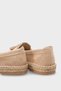 Yoklo Genuine Leather Suede Espadrille Sole Tasseled Women's Loafer Shoes - 3