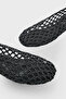Johanna Hand Knitted Straw Leather Lined Women's Ballerinas - 3