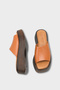 Rachael Genuine Leather Wedge Heel Women's Slippers - 3