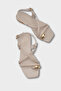 Roxy Women's Flat Heeled Sandals with Metal Toe Straps - 2