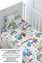 Baby Size (Without Sheets) Duvet Cover Set 100X150 cm - Iconic Series - Colorful Construction Equipment - 4