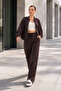 Women's Bomber Jacket and Green Trousers Tracksuit Set 265178 -