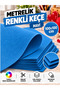 Blue Felt Fabric Suitable for Handicrafts and Gift Giving – 160 Gr 100X100 cm (1 Meter)