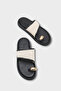 Selie Round Toe Lu Tek Parmaklı Metal-Accented Women Slipper - 5