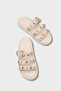 Nollie Round Toe Lu Metal-Accented Women Slipper - 5