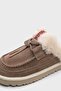 Zaria Genuine Suede and Fur Lined Women's Closed-Toe Slippers - 4