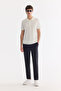 Men's Ecru Polo Collar Buttoned Regular Fit Knitwear T-Shirt A61Y5006 - 6