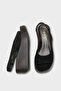 Doria Genuine Leather Suede Wedge Heeled Women's Sandals - 3